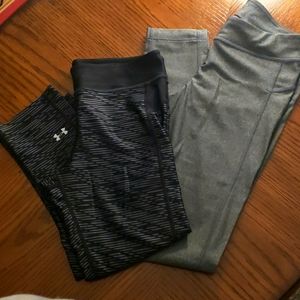 UnderArmour HeatGear Leggings, Medium.